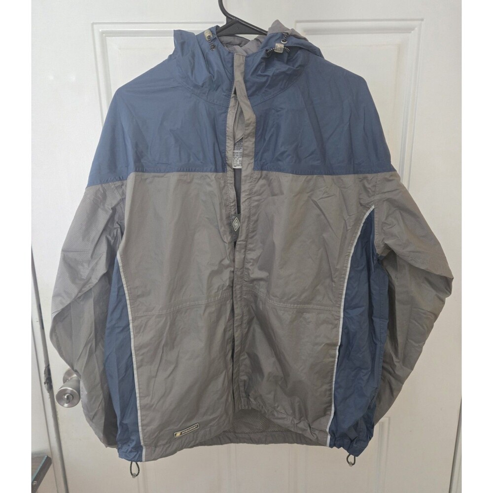 Stearns DryWear Rain Jacket Men's Sz M Nylon Full Zip Packable  B1